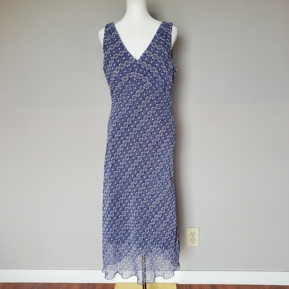 Vtg Jonathan Martin Babydoll 90s Y2K Feminine Whimsy Fairicore Midi Dress10 - Picture 1 of 7